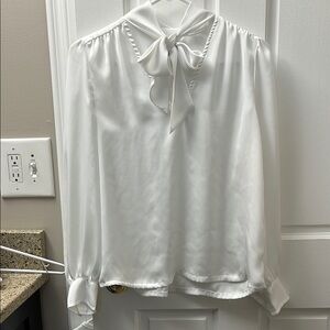 Elegant White Women's Blouse